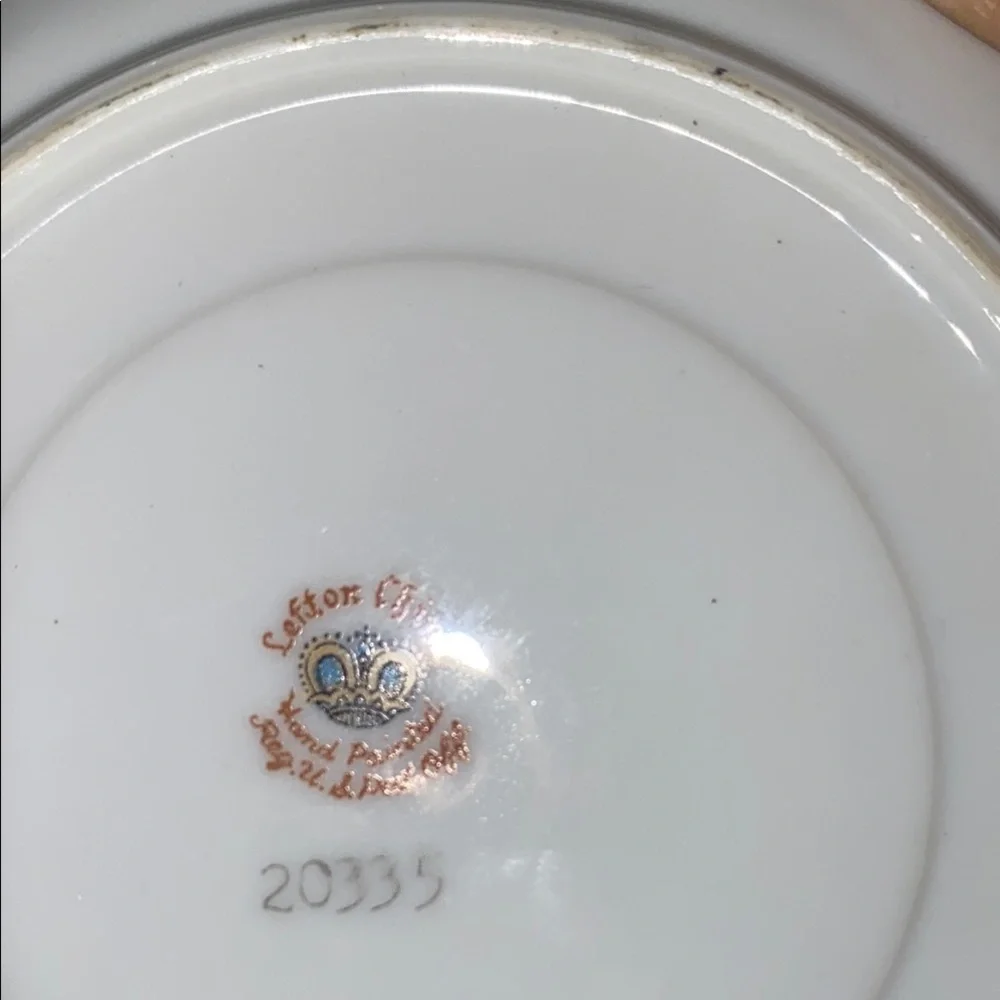 Vintage Floral Teacup and Saucer Set